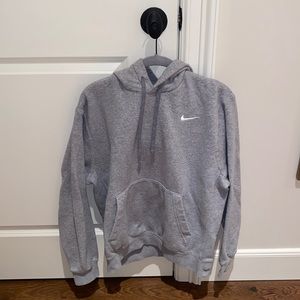 Gray Nike hoodie